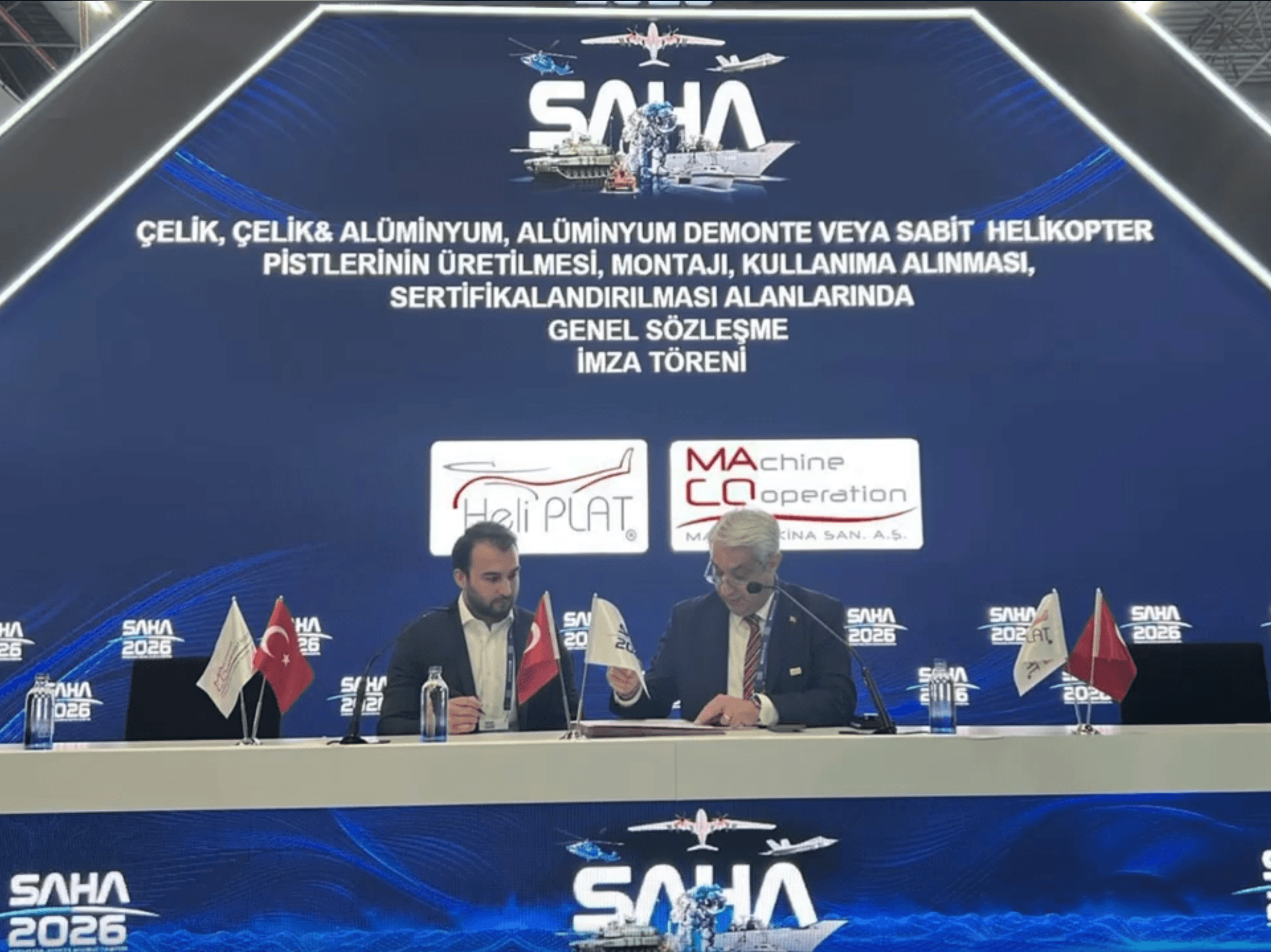 HeliPLAT ve Maco Makina’dan Helikopter Platformları Alanında Stratejik İş Birliği